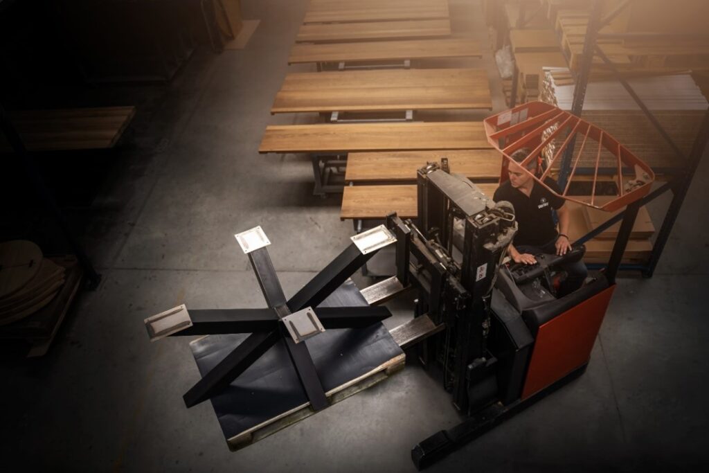 Onderstel transport Van Tafel