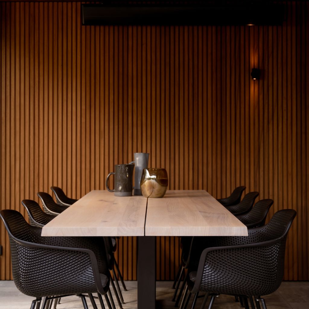 Eikenhouten tafelblad in 2 delen