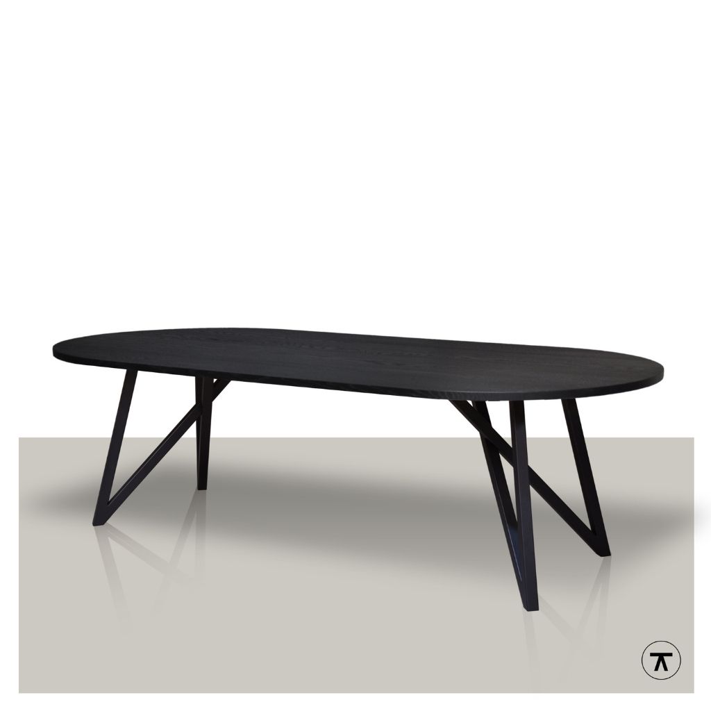 Plat ovale tafel Sharp