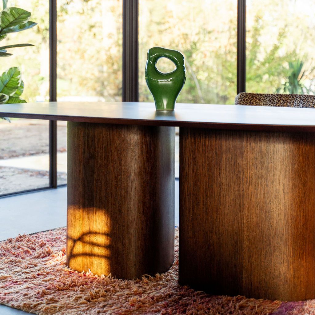 Kiezelvormige tafel Finntage