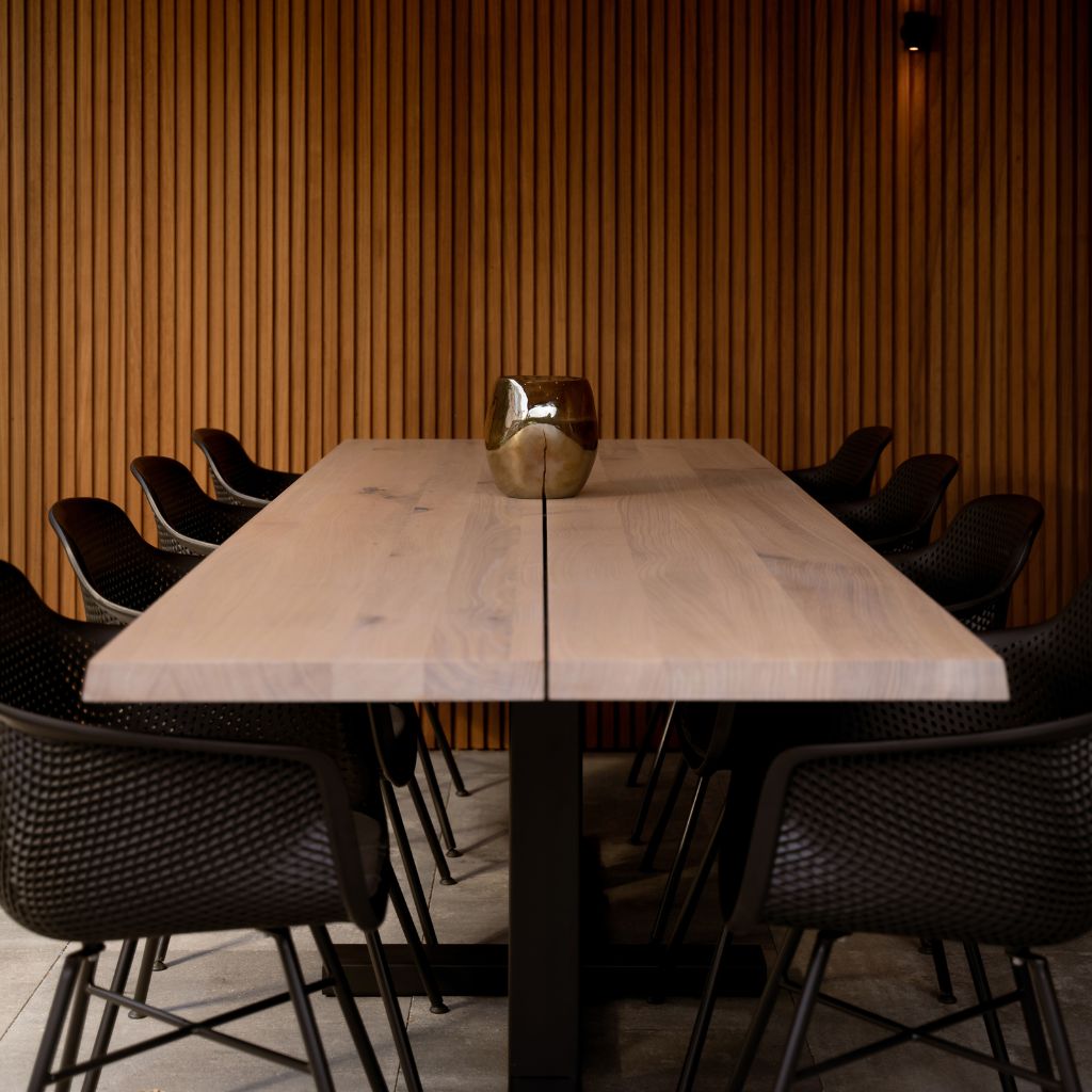 Prachtige rechthoekige eetkamertafel