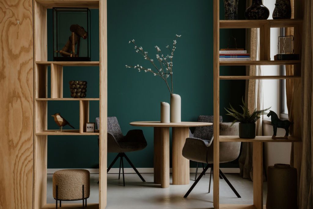 Organische tafel, oftewel kiezelvormige tafel