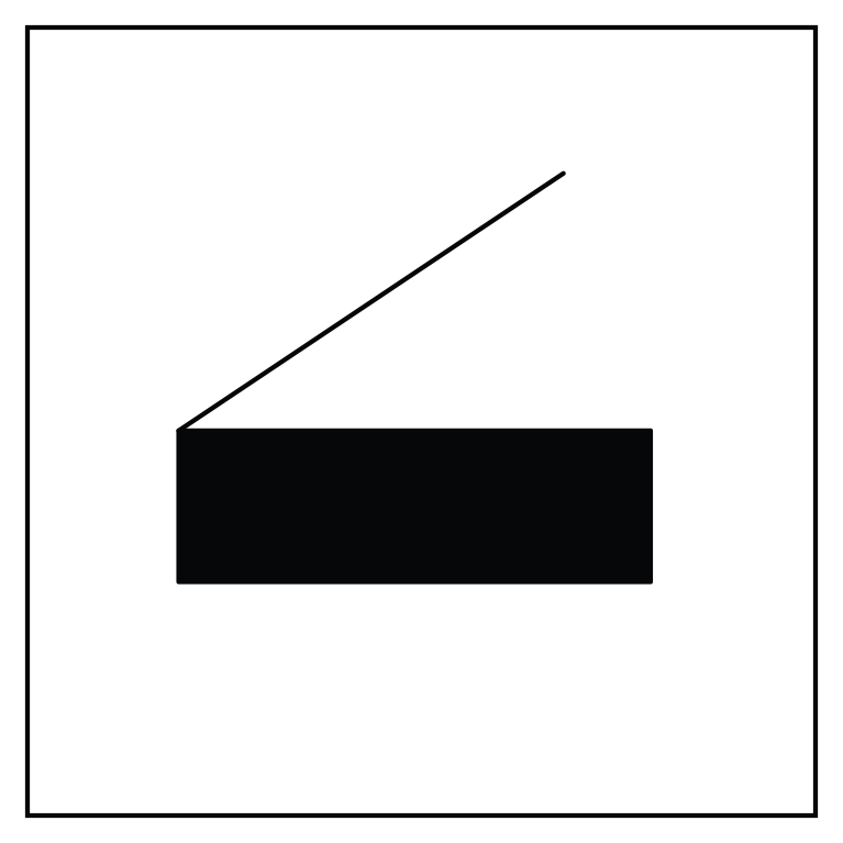 Voorbeeld randafwerking - recht