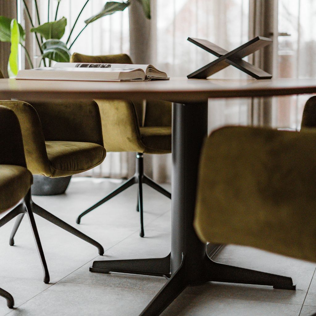 Tafel met poedercoat