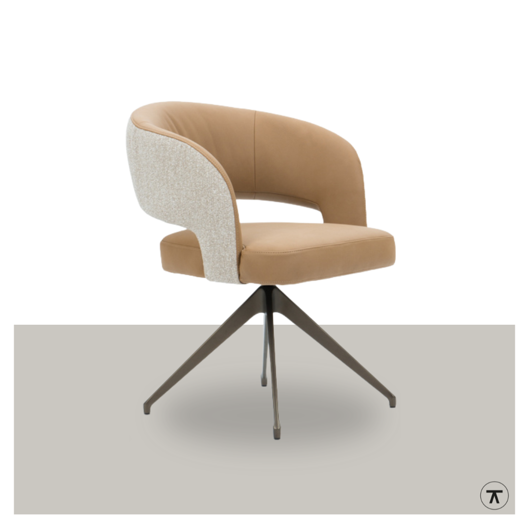 eetkamerstoel Marjon met 2 verschillende kleuren