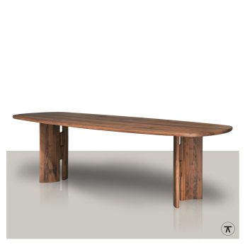 Fins ovale tafel Pasha noten