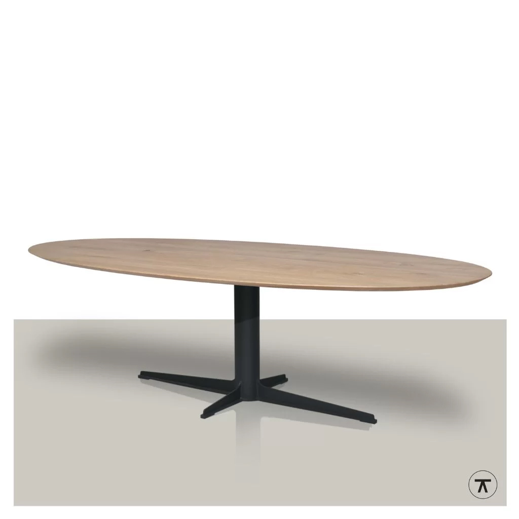 Ovale tafel Bird onderstel