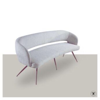 Eetkamerbank Marjon met open rugleuning en armleuningen