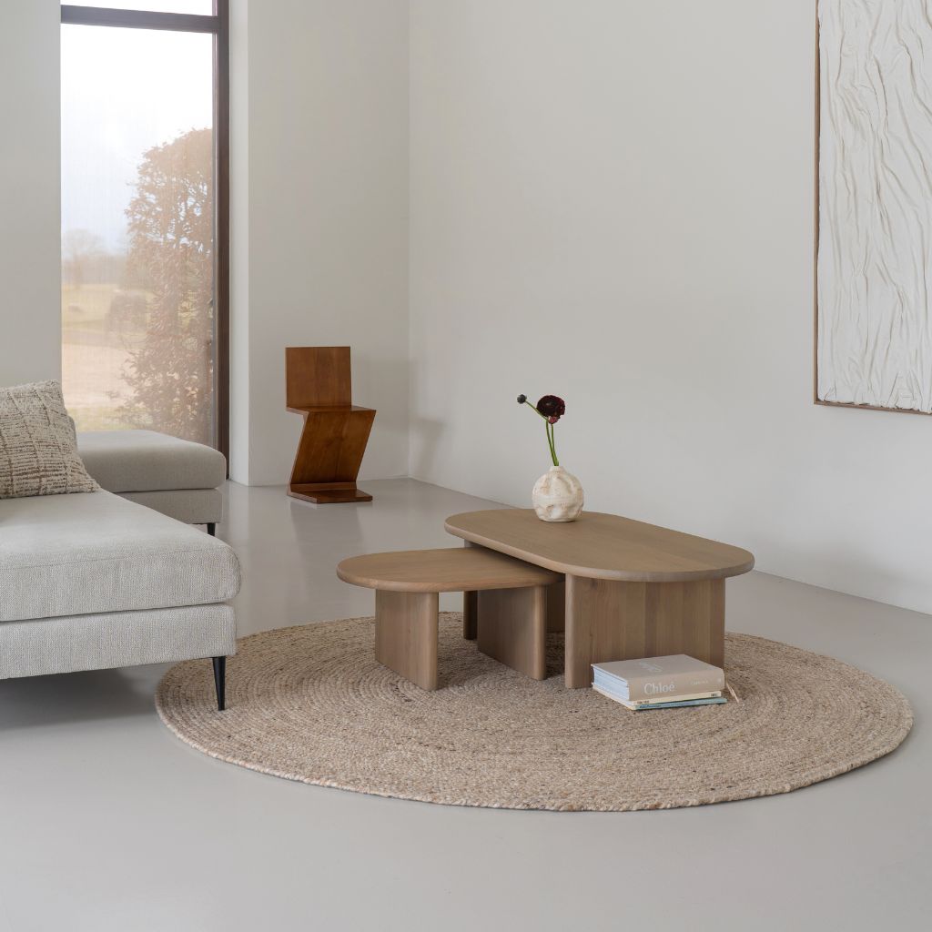 Balans tussen strakke lijnen en zachte rondingen van jouw meubels