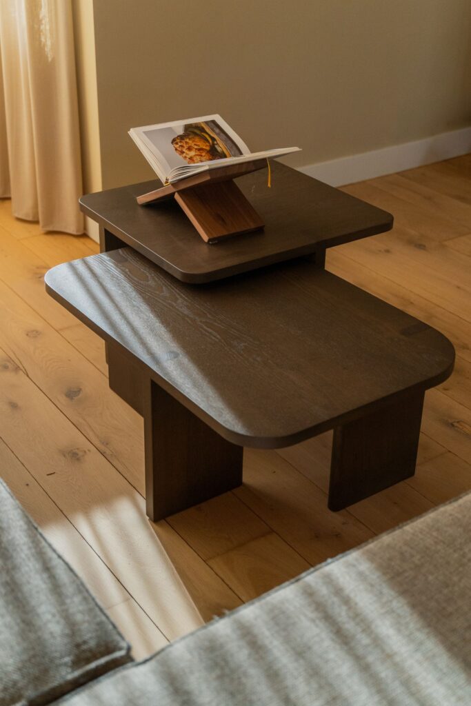 Salontafel Van Tafel afgeronde hoeken