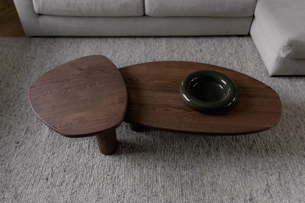 Organische salontafel op maat